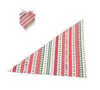 Milisten Bandana De Noël pour Chiens Et Chats Écharpe Triangulaire Ajustable Accessoire Festif pour Animaux De Compagnie Décoration De Noël Élégante Et Respirante