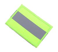 Milisten Bande Réfléchissante Autocollante Verte en Tissu Nylon Patch de Sécurité Auto-Adhésif pour Paquet à Dos Vêtements et Équipements Extérieurs Écusson Réfléchissant pour Sports