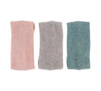 Milisten Bandeau Enroulé Coton Large et Épais Hiver, Cache-Oreilles, Antidérapant, Élastique, 3 Pièces, pour Femmes