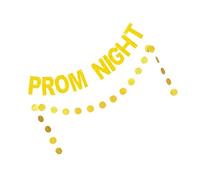 Milisten Bannière de Mariage Scintillante à Paillettes Dorées, Lot de 2 Guirlandes Suspendues pour Décoration Fête Nuptiale et Soirée Prom Night, Guirlande Décorative Festive