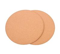 Milisten Bases De Pots De Fleurs en Liège Naturel 30 Cm, Coussins pour Plantes en Pot, Tapis De Jardinage Antidérapants, Protection Balcon Et Jardin, Étanchéité Et Facilité De Déplacement