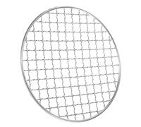 Milisten BBQ Acier Inoxydable Rond Maille De Rôtissage pour Barbecue Extérieur Idéale pour Camping Et Grillades Plein Air