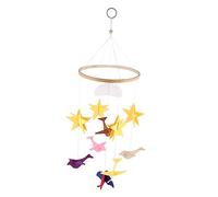 Milisten Berceau Suspendu Avec Carillon Éolien Feutre Breloque Décorative Pour Berceau Pendentif Suspendu Ornement