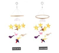 Milisten Berceau Suspendu Avec Ornement Éolien Tridimensionnel Pendentif En Feutre Exquis à Suspendre Pour Chambre Garçon Fille