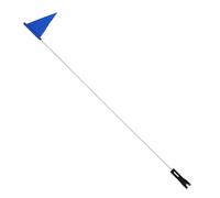 Milisten Bicycle Safety Flag with Solid Fiberglass Pole and Mounting Bracket High Visibility Trailer Flag for Bike Scooter Motorcycle