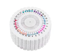 Milisten Bijoux 5 Pcs Ronde Kumihimo Disque Tressage Disque Tressage Plaque Positionnement Pin pour Tressage DIY Bracelet Tissage Blanc Pompon Tressage Conseil