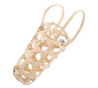 Milisten Bird Feeder mangeoires pour Oiseaux Graine Oiseaux Cages à Perroquet Petite mangeoire à volière Oiseau Suspendu Jouets d' Tissage de Bambou