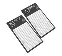 Milisten Bloc-notes avec Aimant 2pcs Unique Magnétique pour Liste de Courses Papier Portable Pratique pour Réfrigérateur pour Organisation du Frigo