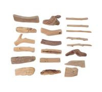 Milisten Blocs de Bois Flotté Naturel 20 Morceaux Uniques 3-20 Cm pour Décoration Intérieure et Loisirs Créatifs