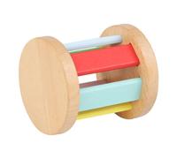 Milisten Bois Montessori pour Tout-petit, Rouleau à Cliquetis Éducatif, Taille Unique, Léger, Sensoriel Bébé pour Éveil et Développement Moteur,