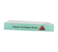 Milisten Boîte à Litière pour Chat Et Chaton Bac à Litière Réutilisable Semi-fermé avec Anti-déversement pour Animaux De Petite Pratique Et pour Hygiène des Petits Animaux