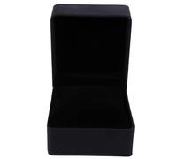 Milisten Boîte à Montre en Cuir PU Noir Coussin Ajustable, Coffret de Rangement Élégant pour Montres et Bijoux, Organiseur Pratique pour Présent et Voyage, Étui Compact Solide