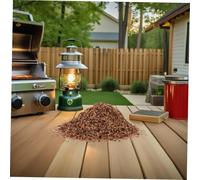 Milisten Boîte à Sciure de pour Fumage Chips de Cerisier pour Barbecue Grillades et Cocktails Allumage Rapide Fumée pour Viande Juteuse