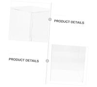 Milisten Boîte Affichage Transparente Acrylique Vitrine Solide Anti-poussière pour Figurines Modèles et Objets de Collection Rangement Facile et Claire