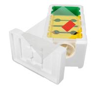 Milisten Boîte De Mating Abeilles Et Mousse Nourrisseur Pratique pour Et Pollinisation Outil De Apiculture avec pour Confortable