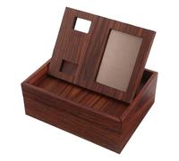 Milisten Boîte Funéraire en Bois pour Animaux de Compagnie Cadre Photo Commémoratif, Urne Commémorative Compacte pour Chat et Petit Chien, Souvenir de Deuil pour Intérieur, Finition Lisse