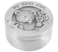 Milisten Boîte Souvenir Cheveux De Garçon Fille Coffret Rangement Métal Pour Mèches De Garçon Et Fille Et Cheveux Fœtaux Cadeau Naissance Et Conservation Douce Et Sécurisée