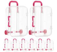 Milisten Boîtes à Dragées Mini Valise Créatives 24pcs Compactes pour Fête et Décoration, Style Valise, pour Occasions Célébratives