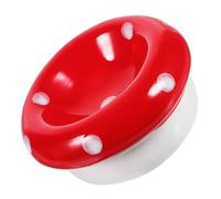 Milisten Bol Céramique pour Nourriture de Hamster Forme de Champignon Résistant et Réutilisable Bol Alimentation pour Petits Animaux comme Chinchilla et Lapin Design Simple