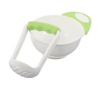 Milisten Bol pour Garçon Fille avec Manuel Base Antidérapante et Résistante Chaleur Broyeur pour Purée de Fruits Légumes et Viande Portable pour Parents Actifs
