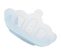 Milisten Bonnet de Bain Garçon Fille Réglable Étanche à Éclaboussures Protection Yeux et Oreilles Doux et Confortable pour Garçon Fille Couvre-cheveux Shampooing avec Design Couronne Bleu