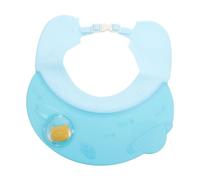 Milisten Bonnet de Bain Imperméable pour Garçon Fille Casquette de Sécurisée avec Protection pour Shampooing et Bain Couleur Bleue