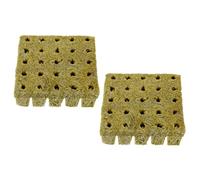 Milisten Bouchons Grow Cubes pour Culture Hors Sol Et Hydroponique, Lot de 50 Pièces, Blocs Nutritifs Pratiques pour Démarrage, Enracinement Et Multiplication des Plantes en Pot sur Balcon Et Jardin