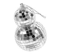 Milisten Boule Facette Disco Miroir Réfléchissante et Mousse avec Lanière Suspendue Décoration Brillante pour Fêtes Mariages et Clubs