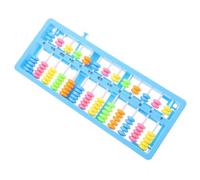 Milisten Boulier en Plastique coloré 13 colonnes 7 Perles Fonction réinitialisation Automatique Outil de calcul arithmétique éducatif pour garçons et Filles matériel pédagogique Scolaire