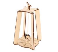 Milisten Boussole Suspendue Point de Puzzle Jouets de Construction pour Enfants kit de Construction de Tige kit d'expérimentation de Tige Puzzles 3D pour Enfants Jouets éducatifs Tige Bois