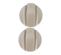 Milisten Bouton De Cuisinière à Gaz Métal 2 Pièces pour Remplacement La Cuisine Interrupteur Brûleur Contrôle Facile