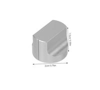 Milisten Bouton Potentiomètre Aluminium Brossé Commande de Volume pour Amplificateurs Audio et Pédales Guitare Compatible Studio et Usage Domestique