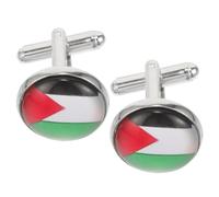 Milisten Boutons de Manchette en Alliage pour Costume, Décorations Vestimentaires Masculines, Style Professionnel, Boutons Palestiniens pour Lors de Cérémonies