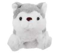 Milisten Bracelet en peluche à claquer : bracelet à claquer en forme de chiot husky, jouet pour fête d'anniversaire, remise de diplôme, sac cadeau