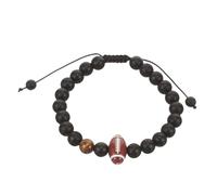 Milisten bracelet foot rugby bracelet deco bracelet chic sport bracelet délicat petit bracelet sport bracelet sport bracelet compact pierre givrée, 8.50X8.50X0.50CM, Pierre givrée, Pas de gemme