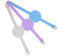 Milisten Bracelet Mémo en Silicone Réutilisable 3pcs Bloc-notes Effaçable, Design Pratique et Élégant pour Infirmières et Garçon et Filles