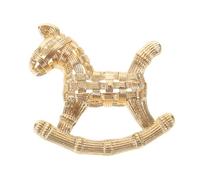 Milisten Broche Cheval Accessoire de mode équestre - Broche rétro pour sac et décoration intérieure - Idéale pour mariages, fêtes et autres occasions spéciales.