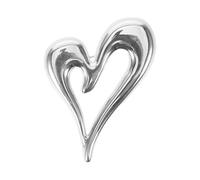 Milisten Broche Cœur : Broche Amour - Épingle de Sûreté - Élégante à Revers - Boucle pour Châle ou Écharpe - Pour Homme et Femme - Anniversaire, Mariage, Saint-Valentin