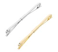 Milisten Broche de Col en Cuivre pour Pulls et Gilets Lot de 2 Clips Anti-Dévoilement 62 X 10 X 03 CM Homme