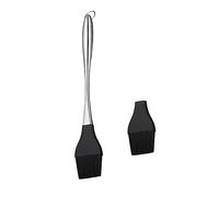 Milisten Brosse à Huile de Barbecue Silicone Résistante à Haute Température Brosse Pratique pour Marinade et Sauces Accessoire Portable pour BBQ avec Tête Remplaçable pour Cuisiner et