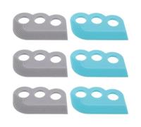 Milisten Brosse Démêlante Double Face pour Animaux - Kit 6 Pièces - Outil Portatif Réutilisable pour Enlever Poils D’Animaux sur Meubles Tapis Vêtements et Intérieur de Voiture