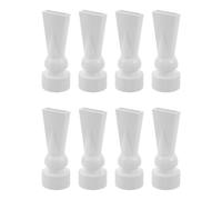 Milisten Buse à Bec de Canard Réglable pour Aquarium 25 Mm, 8 Pièces, Embout Plat en Plastique Étanche, Raccord Tuyau de Sortie pour Eau Douce et Eau de Mer, Circulation d'eau Optimisée