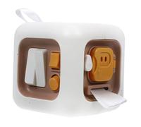 Milisten Busy Cube Montessori Éducatif pour Tout Petits Ans Sensoriel Rose Développement Motricité Fine et Concentration pour Voyage et Apprentissage Maison
