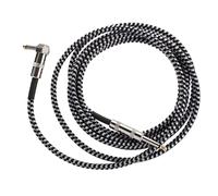 Milisten Câble Audio Professionnel pour Guitare Électrique Câble Tressé Connecteurs Coudés et Droits pour Installation Ktv Scène et Maison