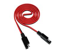 Milisten Câble de Connexion SAE Double 1 Mètre, Rallonge Câble de Chargeur Batterie Moto et Voiture, Cordon à Double Interface SAE Polyvalent pour Raccordement Batterie Auto et Moto