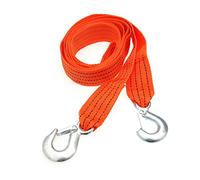 Milisten Câble De Treuil Remorque Voiture 4 m 3 Tonnes Nylon Épais Fluorescente Crochet Fer Forgé Sécurité Usage Extérieur Urgence Camion