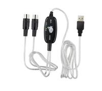 Milisten Câble Midi USB Adaptateur Clavier Convertisseur Compatible Windows Xp à Transmission Stable sans Retard
