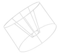 Milisten Cadre Abat-Jour en Cage Métallique Oval Adapté Douille E27 Structure Résistante Anticorrosion pour Lampe de Table Style Rétro Européen Salon Bureau Chambre