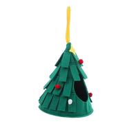 Milisten Cage à Oiseaux Perroquet de Noël lit hérisson Petite Maison d'animaux Furet Nid d'oiseau Cachette de Hamster Maison d'oiseau du pin Lits de Grotte de Noël nid de Perroquet Green