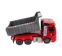 Milisten Camion à Benne Éducatif pour Garçon et Filles Modèle en Plastique Jouet Lumineux et Musical Jouet de Construction à l'usure Jeux Intéractifs 1 Pièce